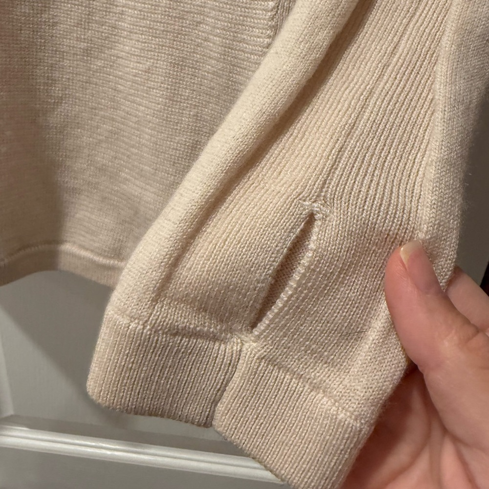 lululemon athletica Cream Crew Neck Sweater - Picture 2 of 4